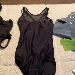 Wear moi black leotard